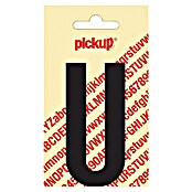 Pickup Sticker (Motief: U, Zwart, Hoogte: 90 mm)