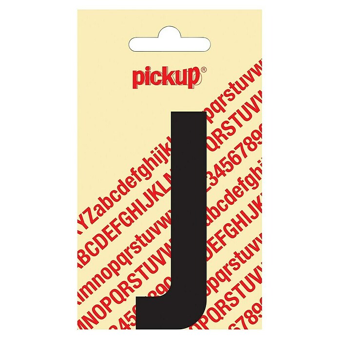 Pickup Naljepnica  (Motiv: J, Crne boje, Visina: 90 mm) | BAUHAUS