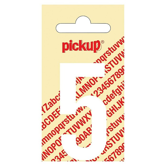 Pickup Aufkleber (Motiv: 5, Weiß, Höhe: 60 mm)