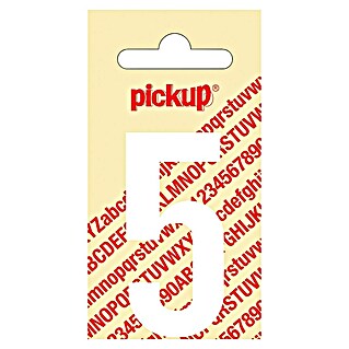 Pickup Naljepnica (Motiv: 5, Bijele boje, Visina: 60 mm)