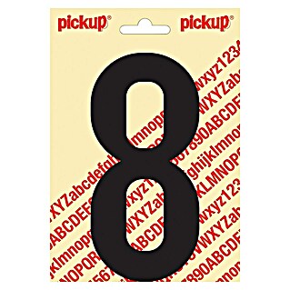 Pickup Sticker (Motief: 8, Zwart, Hoogte: 150 mm)