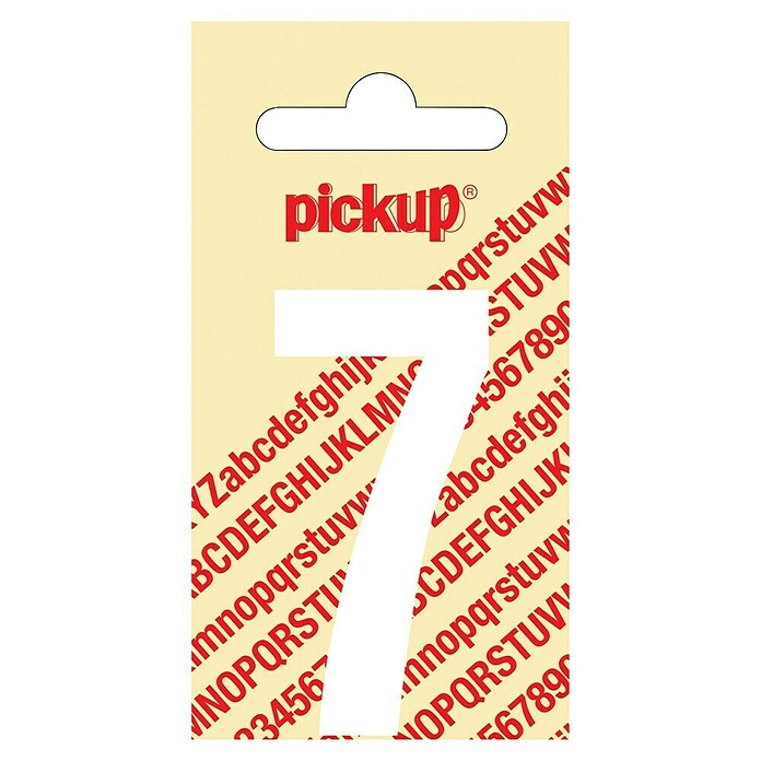 Pickup Aufkleber (Motiv: 7, Weiß, Höhe: 60 mm)