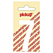 Pickup Aufkleber (Motiv: 7, Weiß, Höhe: 60 mm)