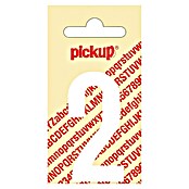 Pickup Etiqueta adhesiva (Motivo: 2, Blanco, Altura: 60 mm)