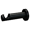 Gardinia Stilgarnitur Kreta Zylinder (Länge Gardinenstange: 190 cm - 340 cm, Schwarz) | BAUHAUS