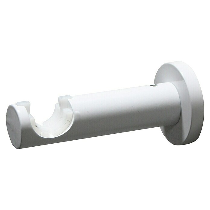 Gardinia Stilgarnitur Kreta Zylinder (Länge Gardinenstange: 120 cm - 210 cm, Weiß) | BAUHAUS
