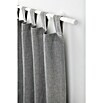 Gardinia Stilgarnitur Kreta Zylinder (Länge Gardinenstange: 120 cm - 210 cm, Weiß) | BAUHAUS