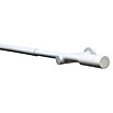 Gardinia Stilgarnitur Kreta Zylinder (Länge Gardinenstange: 120 cm - 210 cm, Weiß) | BAUHAUS