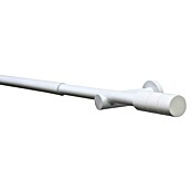 Gardinia Stilgarnitur Kreta Zylinder (Länge Gardinenstange: 190 cm - 340 cm, Weiß) | BAUHAUS