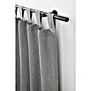 Gardinia Stilgarnitur Kreta Zylinder (Länge Gardinenstange: 190 cm - 340 cm, Schwarz) | BAUHAUS