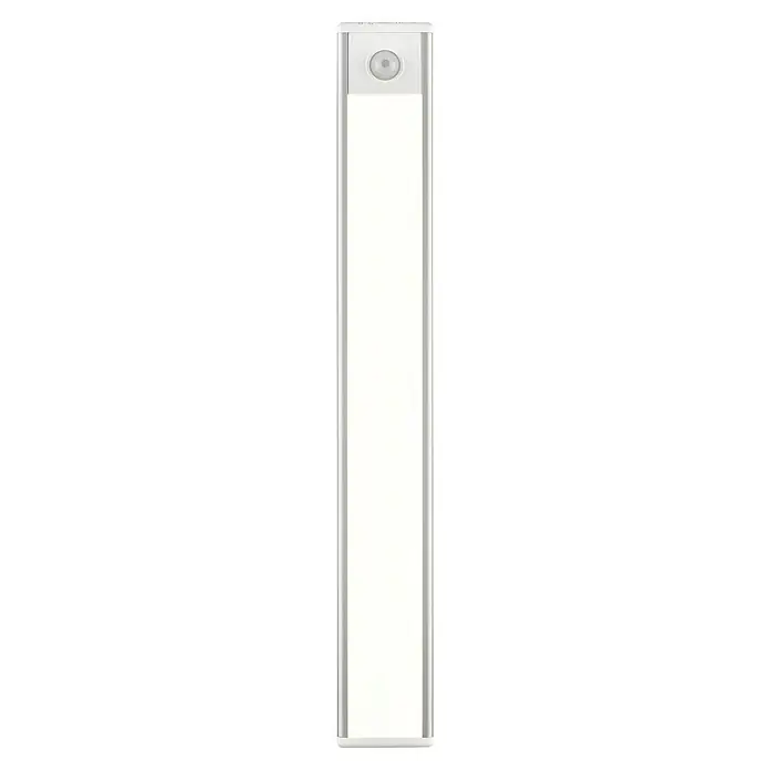 Tween Light LED-Unterbauleuchte Sotto - 1,5 W, Länge: 30 cm, Kaltweiß, Bewegungssensor - Schlanke weiß-silberne LED-Leiste mit integriertem Bewegungssensor oben.