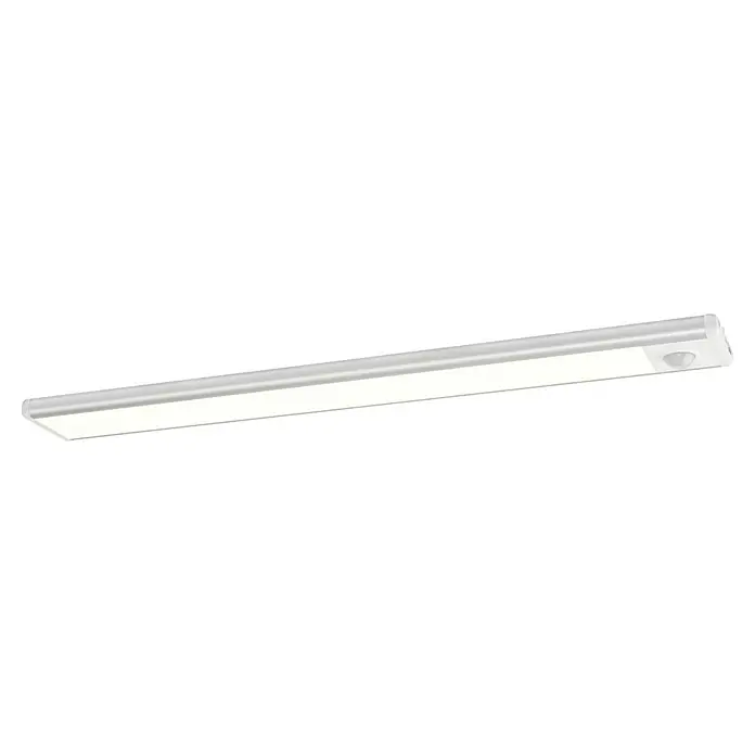 Tween Light LED-Unterbauleuchte Sotto - 1,5 W, Länge: 30 cm, Kaltweiß, Bewegungssensor - Silberne LED-Lichtleiste mit weißem Diffusor und integriertem Bewegungssensor.