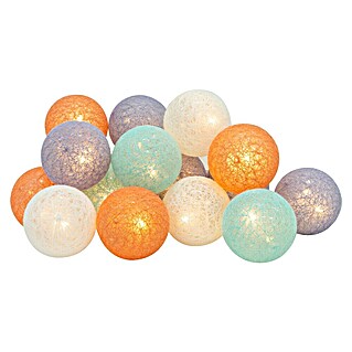 BAUHAUS LED-Lichterkette Balls (Innen, Lichtfarbe: Warmweiß, Anzahl Leuchtmittel: 20 Stk., Batteriebetrieben)