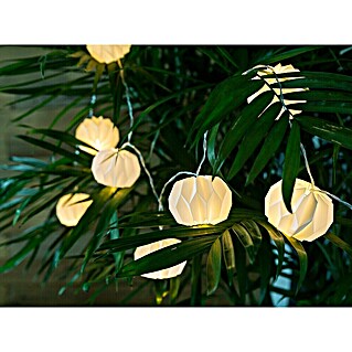 Starlux LED-Lichterkette Kleine Sonnen (Außen, Lichtfarbe: Warmweiß, Anzahl Leuchtmittel: 10 Stk., Akkubetrieben)