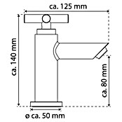 Camargue Kaltwasser-Standventil Alba/Padua (Chrom, Glänzend)