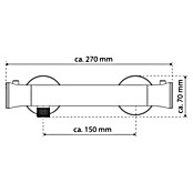 Camargue Brausethermostat Oviedo (Chrom, Glänzend)