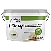 Schöner Wohnen Pep up Renovierfarbe Möbel (Antikweiß, 1 l, Seidenmatt)