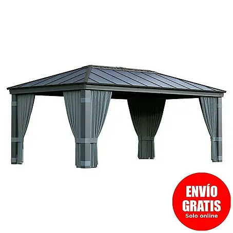 Palram – Canopia  Pérgola estándar con cortinas Dallas