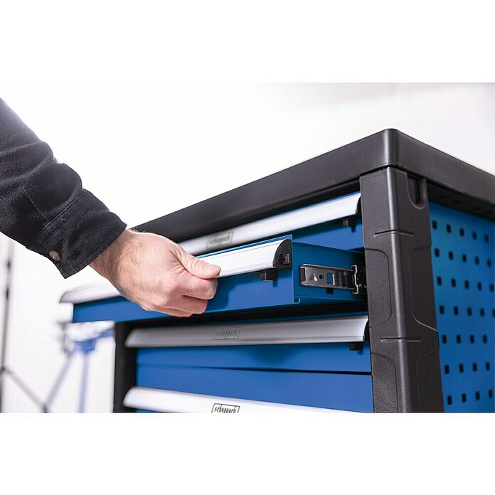 Scheppach Werkplaatswagen TW 1150 (l x b x h: 760 x 460 x 965 mm, Aantal schuifladen: 6 st., 70 -delig) | BAUHAUS