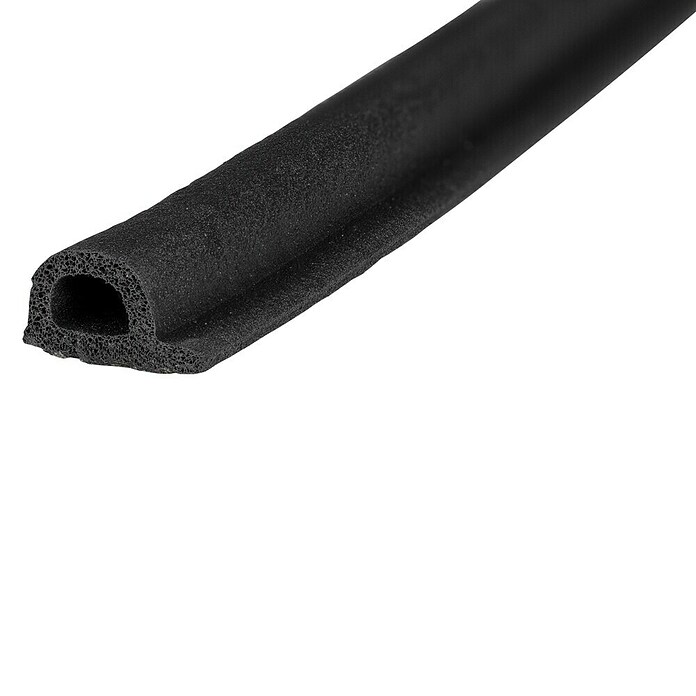 Tochtband P-profiel (Zwart, Lengte: 7,5 m) | BAUHAUS
