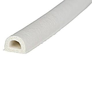 Tochtband D-profiel (Wit, Lengte: 7,5 m)