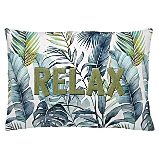 Cojín Relax (Azul, 50 x 30 cm, 100% algodón, 1 ud.)