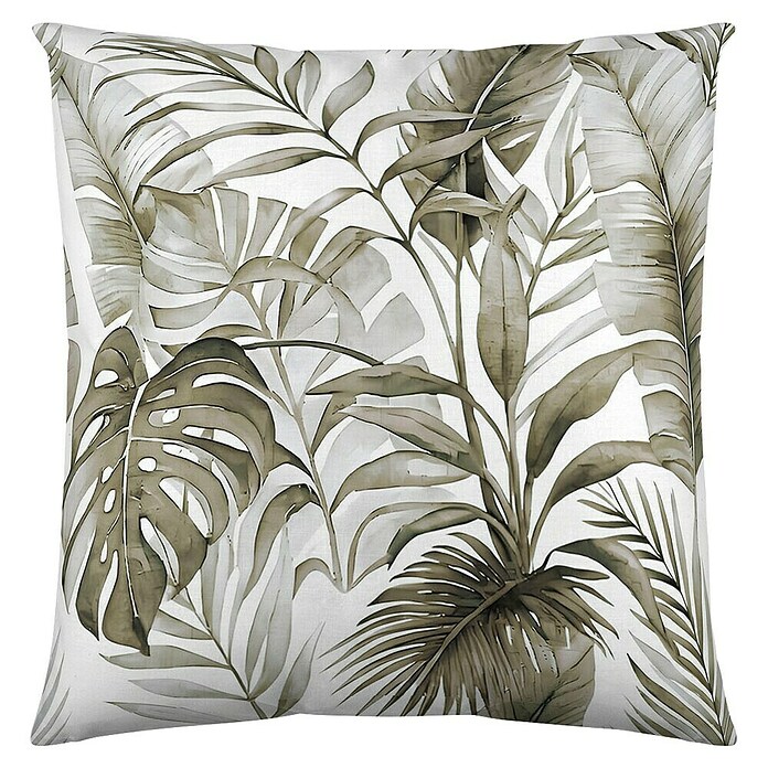 Cojín Tropical (Natural, 45 x 45 cm, 100% algodón, 1 ud.) | BAUHAUS