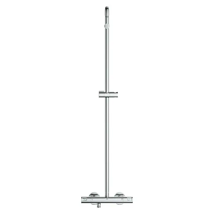 Grohe Vitalio Start Sistema de ducha - Altura: 101,6 cm, Con termóstato, Número de tipos de chorro: 2 ud., Cromo - Elegante conjunto de ducha con aspecto cromado. El diseño elegante y los materiales de alta calidad lo convierten en un atractivo en el baño.