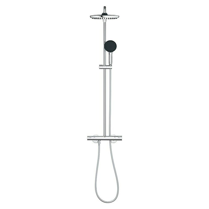 Grohe Vitalio Start Sistema de ducha (Altura: 101,6 cm, Con termóstato, Número de tipos de chorro: 2 ud., Cromo) | BAUHAUS