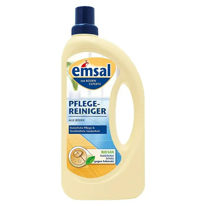 Emsal Reinigungs- & Pflegemittel Alle Böden - 1 l, Flasche - Emsal Pflege-Reiniger für alle Böden. Für natürliche Pflege und streifenfreie Sauberkeit, mit Biosan für Schutz vor Schmutz.
