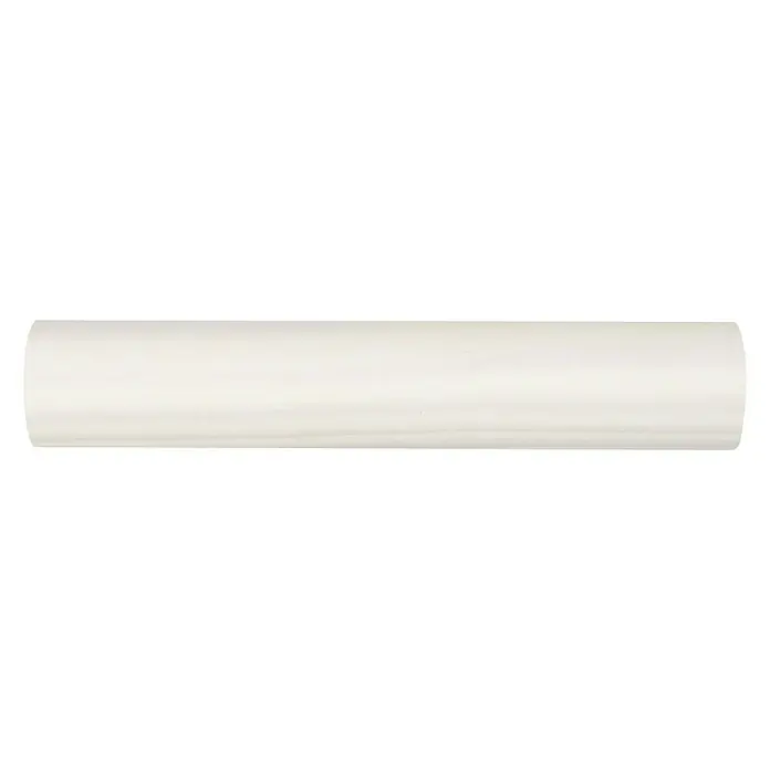 Barra para cortinas Ideas Wood - Ø x L: 28 mm x 150 cm, Madera, Yeso - Tubo de plástico blanco para transferencia de fluidos. Ideal para sistemas de plomería y riego, duradero y fácil de instalar.