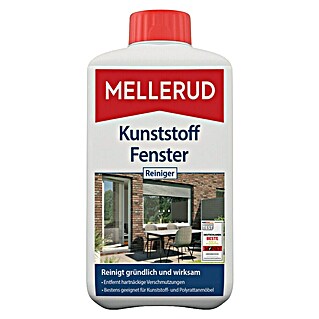 Mellerud Kunststoff-Fensterreiniger (1 l, Flasche mit kindergesichertem Verschluss)