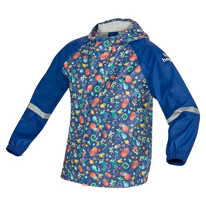 Gebol Regenjacke Weltall (Größe 122/128, Blau, Polyester) | BAUHAUS