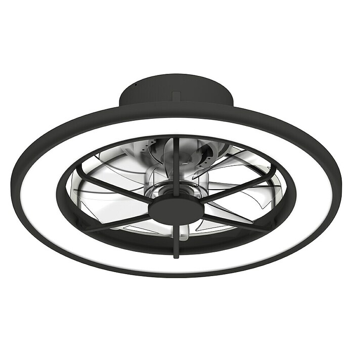 Green Tech Stropni ventilator  (Premer: 460 mm, 15 W, Barva: Črna) | 3438 - Deckenventilatoren Marke | CBLA - Ventilatoren Marke | CBL - Ventilatoren | CB - Elektroinstallation | C - Elektro | BAUHAUS
