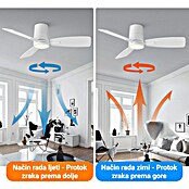 Green Tech Stropni ventilator  (Promjer: 106,7 cm, 35 W, Boja: Bijela) | BAUHAUS