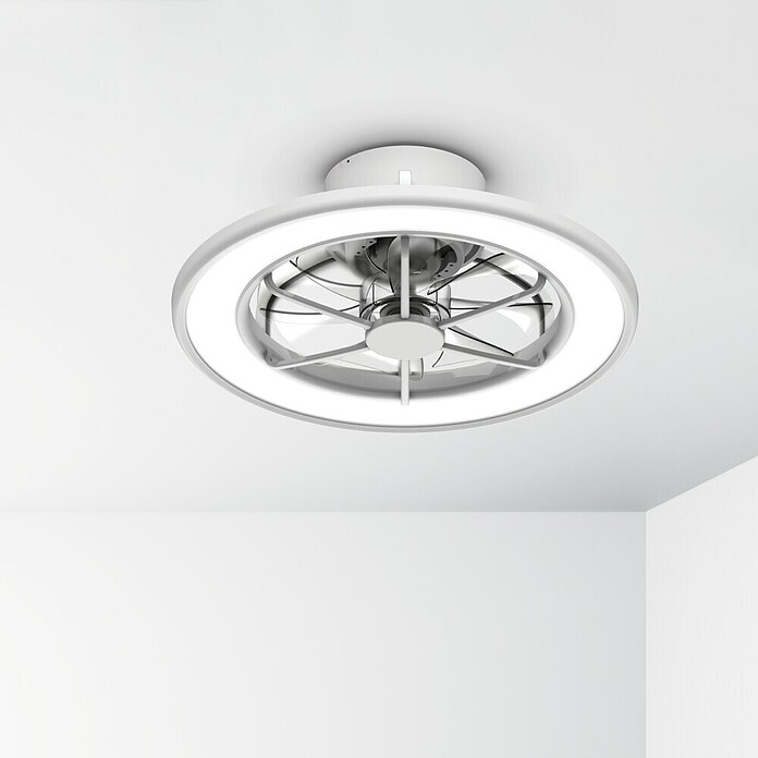 Green Tech Stropni ventilator  (Premer: 46 cm, 15 W, Barva: Bela) | 3438 - Deckenventilatoren Marke | CBLA - Ventilatoren Marke | CBL - Ventilatoren | CB - Elektroinstallation | C - Elektro | BAUHAUS