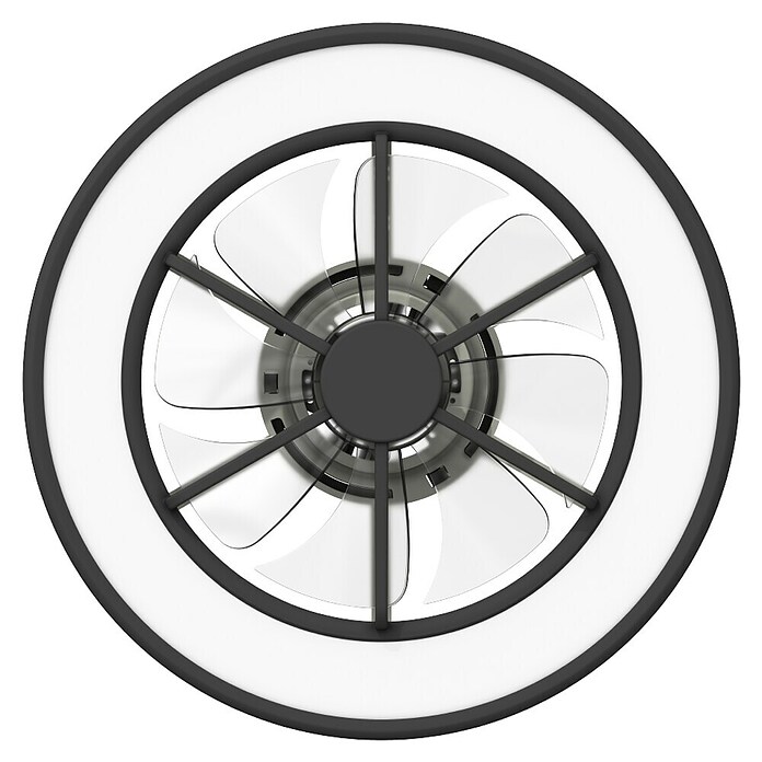 Green Tech Stropni ventilator  (Premer: 460 mm, 15 W, Barva: Črna) | 3438 - Deckenventilatoren Marke | CBLA - Ventilatoren Marke | CBL - Ventilatoren | CB - Elektroinstallation | C - Elektro | BAUHAUS