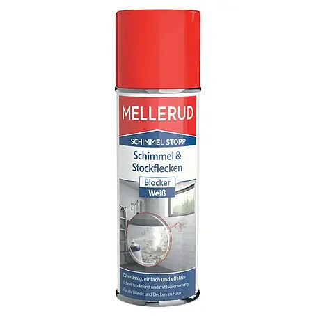 Mellerud Schimmel Stopp Ausbesserungsfarbe Schimmel & Stockflecken Blocker