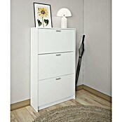Meka Block Zapatero K-30 (L x An x Al: 25 x 70 x 120 cm, Blanco, Número de compartimentos: 3 ud.) | BAUHAUS