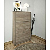 Meka Block Zapatero K-30 (L x An x Al: 25 x 70 x 120 cm, Roble Cortez, Número de compartimentos: 3 ud.) | BAUHAUS