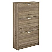 Meka Block Zapatero K-30 (L x An x Al: 25 x 70 x 120 cm, Roble Cortez, Número de compartimentos: 3 ud.) | BAUHAUS