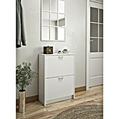 Meka Block Zapatero K-30 (L x An x Al: 25 x 60 x 81,6 cm, Blanco, Número de compartimentos: 2 ud.) | BAUHAUS