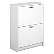 Meka Block Zapatero K-30 (L x An x Al: 25 x 60 x 81,6 cm, Blanco, Número de compartimentos: 2 ud.) | BAUHAUS