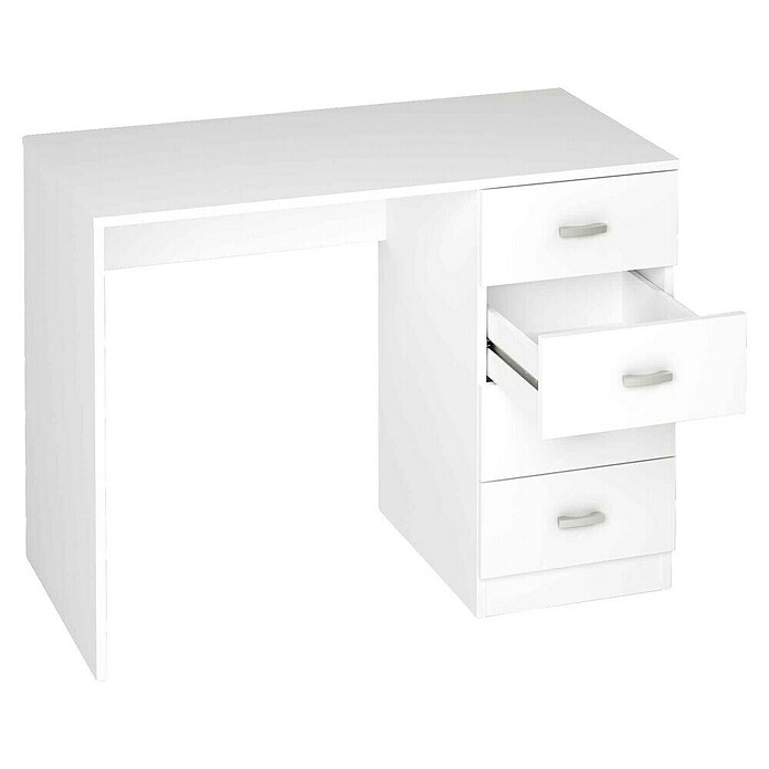 Meka Block Mesa de escritorio K-248 (L x An x Al: 50 x 100 x 75 cm, Blanco) | BAUHAUS