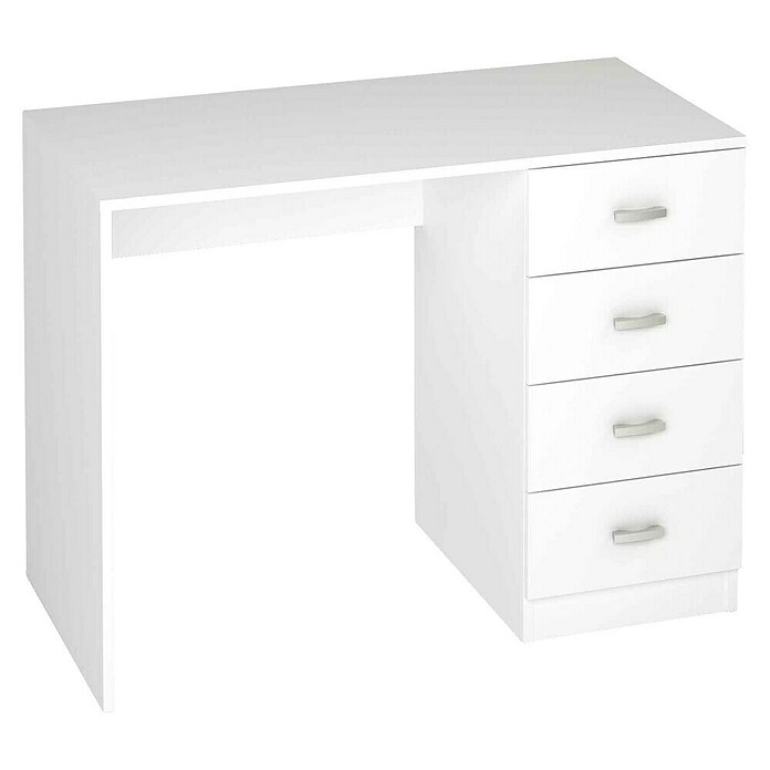 Meka Block Mesa de escritorio K-248 (L x An x Al: 50 x 100 x 75 cm, Blanco) | BAUHAUS