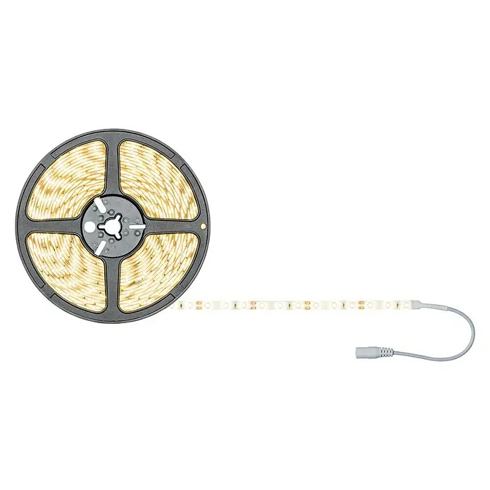Paulmann LED-Band SimpLED - Länge: 7,5 m, Lichtfarbe: Warmweiß, 20 W - LED-Streifen auf einer Rolle mit Anschlusskabel. Ideal für indirekte Beleuchtung und dekorative Zwecke, flexibel einsetzbar.