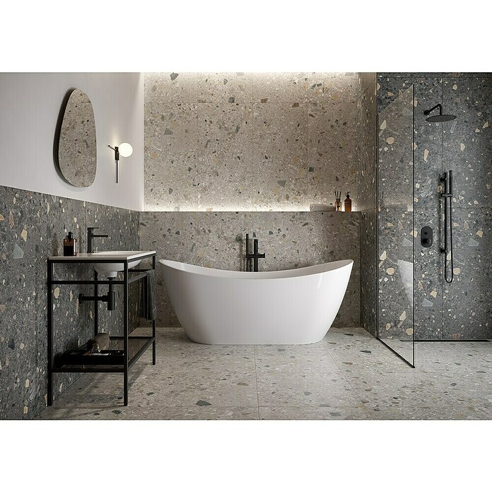 Cersanit Porculanska pločica Brand Rock  (59,8 x 59,8 cm, Siva, Mat) | BAUHAUS