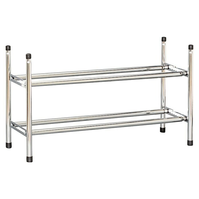Schuhregal (L x B x H: 23 x 64 x 37 cm, Passend für: Bis zu 12 Paar Schuhe, Max. ausziehbar bis: 118 cm)