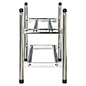 Schuhregal (L x B x H: 23 x 64 x 37 cm, Passend für: Bis zu 12 Paar Schuhe, Max. ausziehbar bis: 118 cm)
