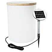 8 Seasons Design Shining LED-Solar-Dekoleuchte Drum (Weiß, L x B x H: 37 x 37 x 45 cm)